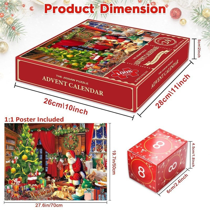 Christmas Countdown Puzzle Blind Box - Bellarte Enchanté Christmas Countdown Puzzle Blind Box