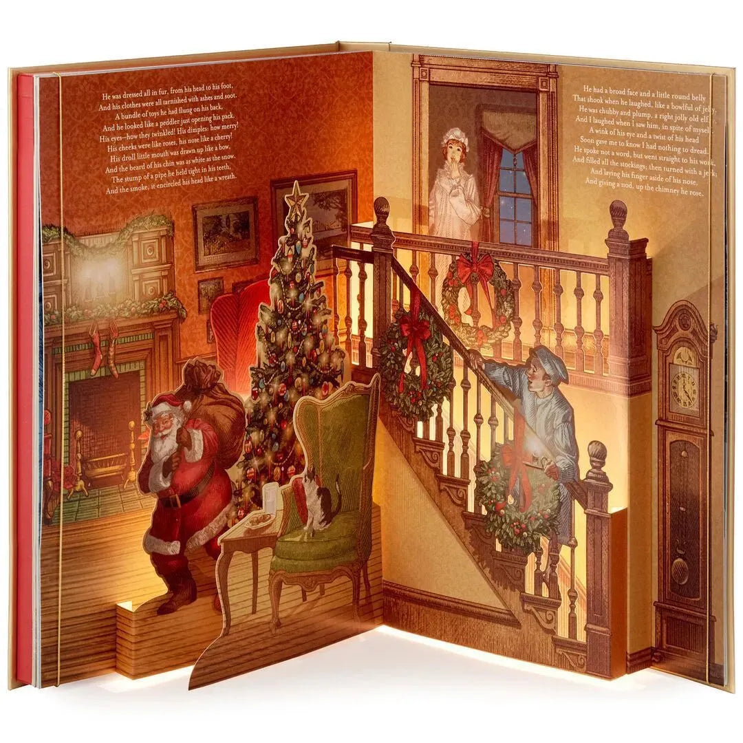 Christmas Day Eve Pop-up Book - Bellarte Enchanté Christmas Day Eve Pop-up Book