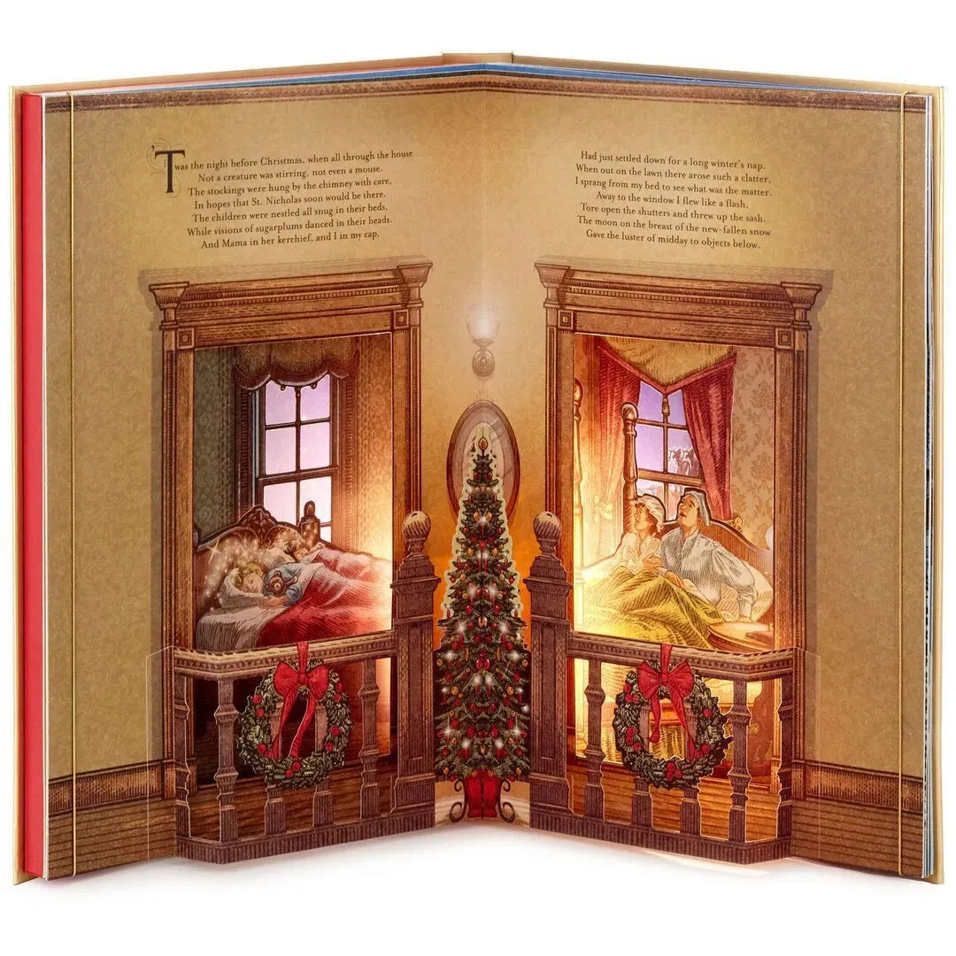 Christmas Day Eve Pop-up Book - Bellarte Enchanté Christmas Day Eve Pop-up Book