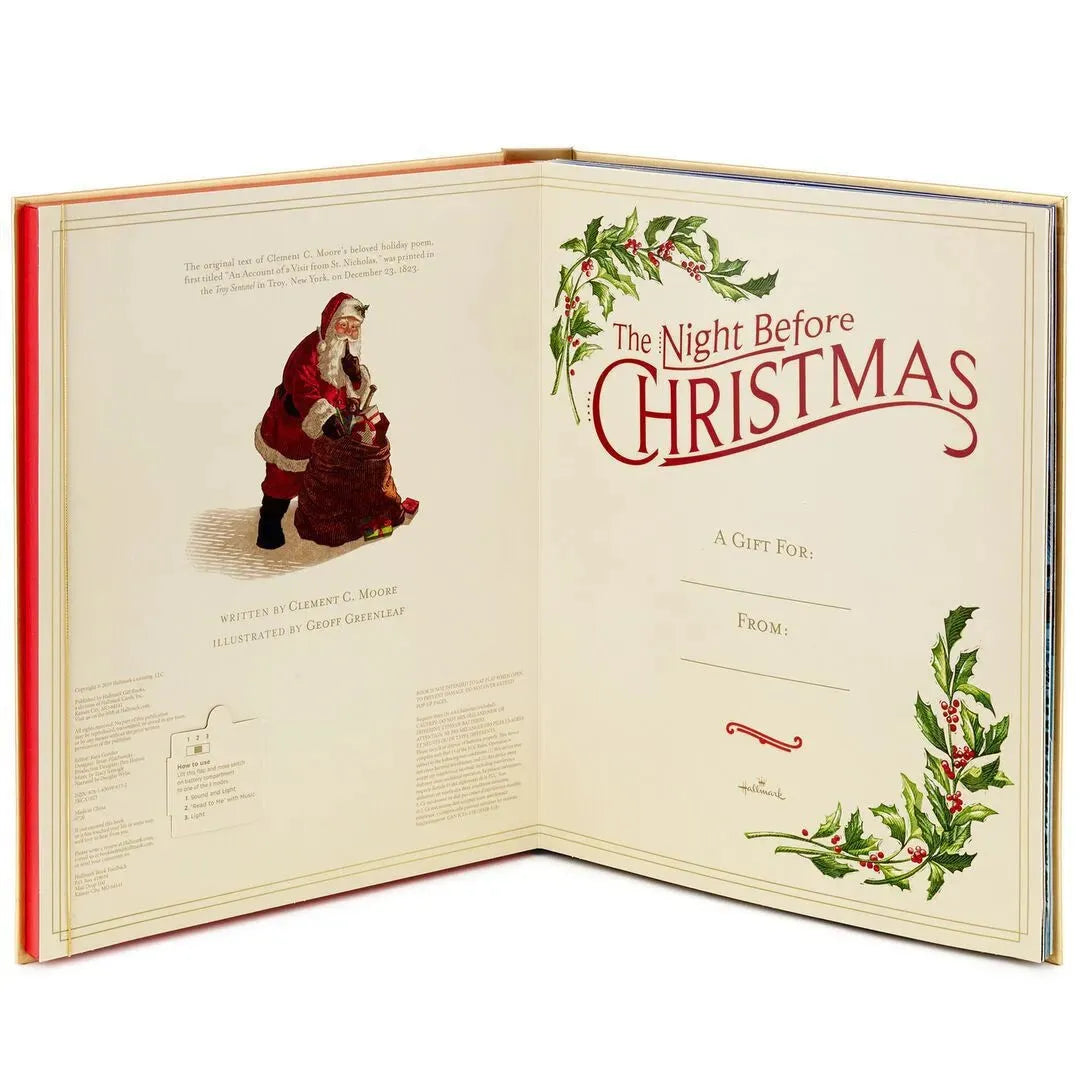 Christmas Day Eve Pop-up Book - Bellarte Enchanté Christmas Day Eve Pop-up Book