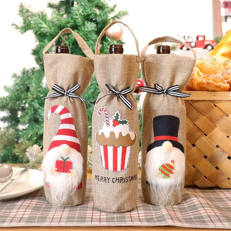Christmas Decoration Supplies Bottle Cover - Bellarte Enchanté Christmas Decoration Supplies Bottle Cover