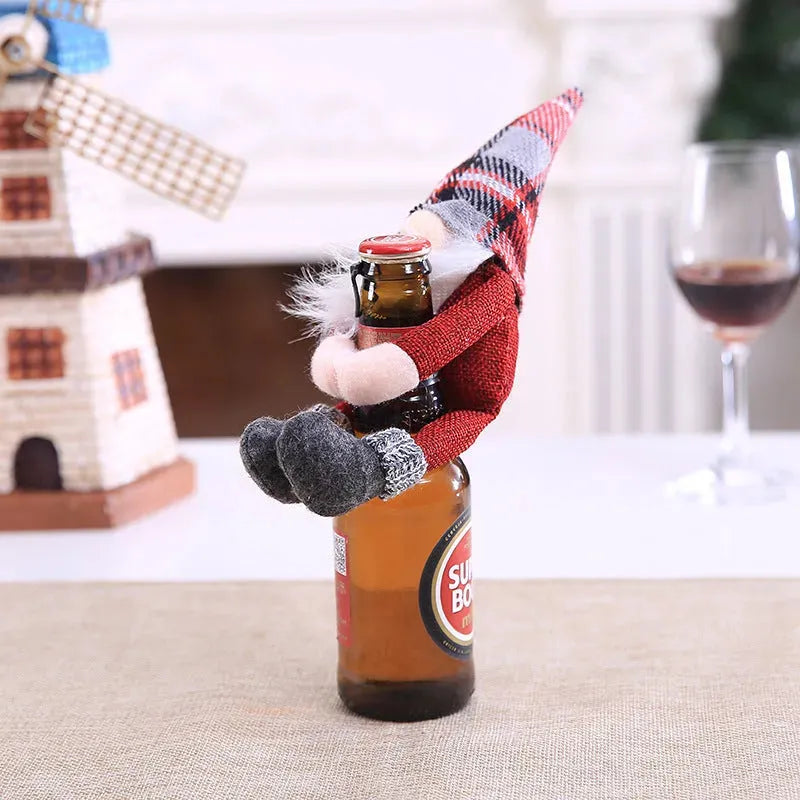 Christmas Decoration Supplies Santa Claus Bottle Cap - Bellarte Enchanté Christmas Decoration Supplies Santa Claus Bottle Cap