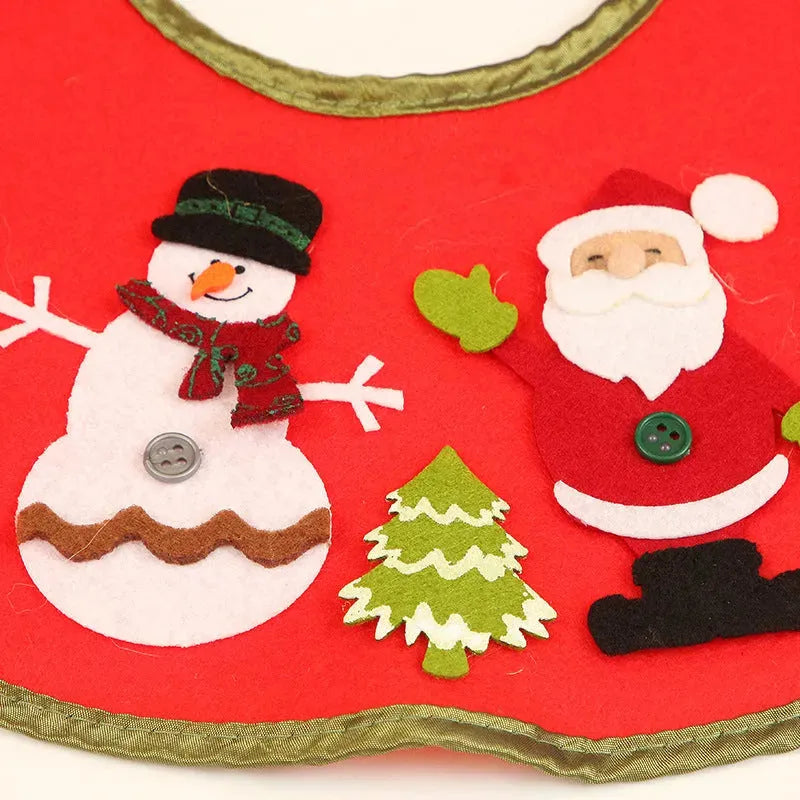 Christmas Decorations 46CM Non-woven Fabric Christmas-tree Skirt - Bellarte Enchanté Christmas Decorations 46CM Non-woven Fabric Christmas-tree Skirt