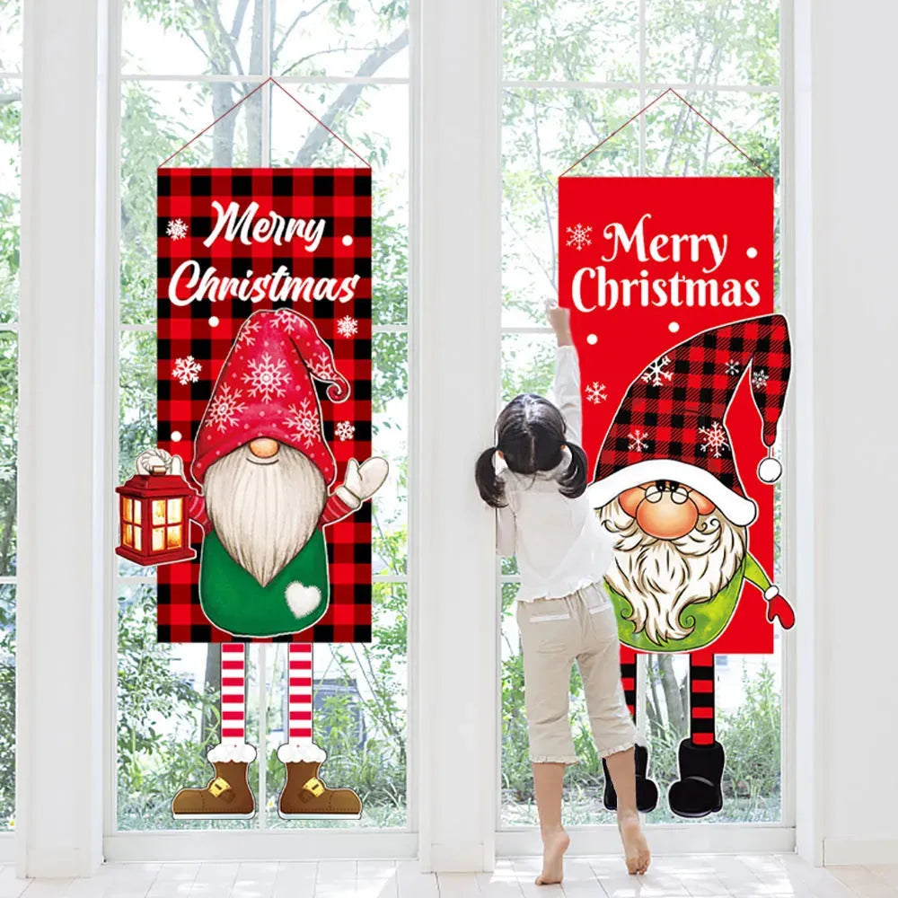 Christmas Decorations Faceless Doll Hanging Feet Doll Flag - Bellarte Enchanté Christmas Decorations Faceless Doll Hanging Feet Doll Flag