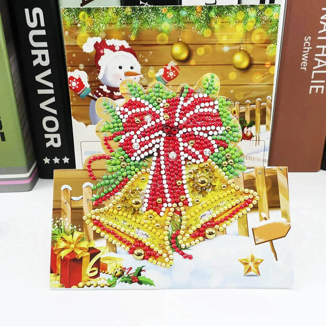 Christmas DIY Diamond Painting Greeting Cards 5D Cartoon - Bellarte Enchanté Christmas DIY Diamond Painting Greeting Cards 5D Cartoon
