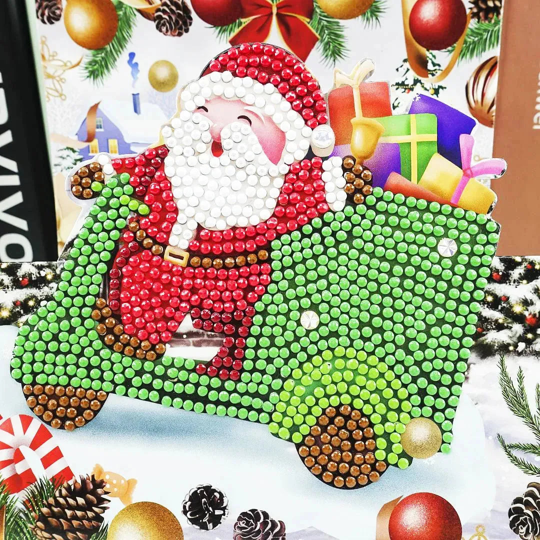 Christmas DIY Diamond Painting Greeting Cards 5D Cartoon - Bellarte Enchanté Christmas DIY Diamond Painting Greeting Cards 5D Cartoon