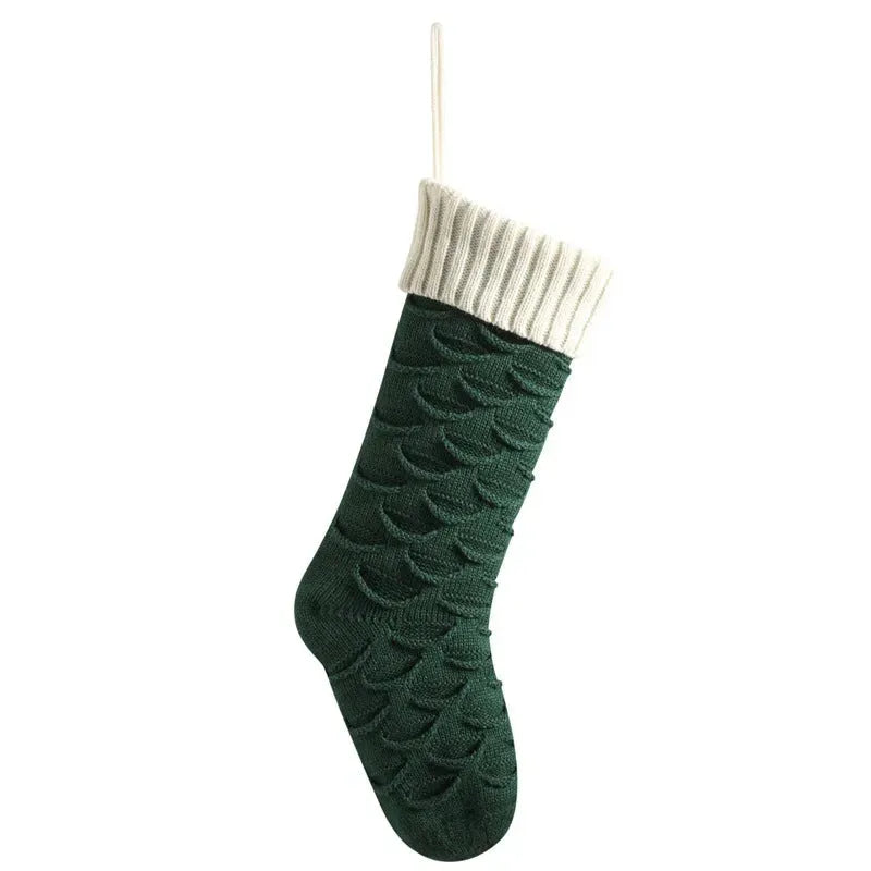 Christmas Gift Bag Decorative Socks Knitted Hanging Decoration - Bellarte Enchanté Christmas Gift Bag Decorative Socks Knitted Hanging Decoration