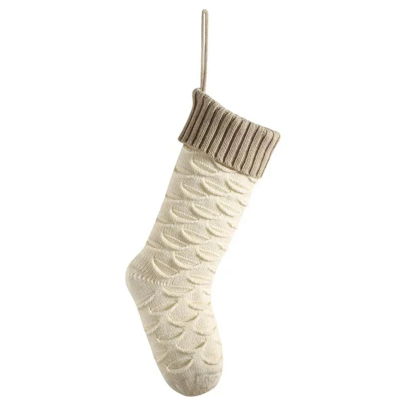 Christmas Gift Bag Decorative Socks Knitted Hanging Decoration - Bellarte Enchanté Christmas Gift Bag Decorative Socks Knitted Hanging Decoration