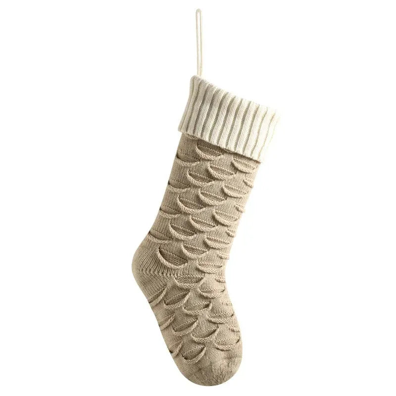 Christmas Gift Bag Decorative Socks Knitted Hanging Decoration - Bellarte Enchanté Christmas Gift Bag Decorative Socks Knitted Hanging Decoration
