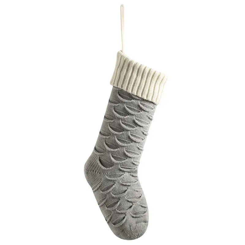 Christmas Gift Bag Decorative Socks Knitted Hanging Decoration - Bellarte Enchanté Christmas Gift Bag Decorative Socks Knitted Hanging Decoration