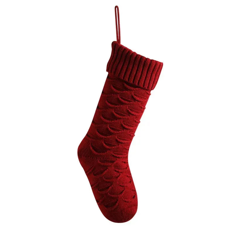Christmas Gift Bag Decorative Socks Knitted Hanging Decoration - Bellarte Enchanté Christmas Gift Bag Decorative Socks Knitted Hanging Decoration