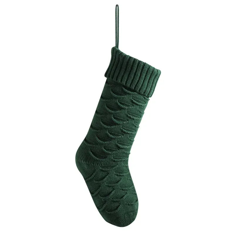 Christmas Gift Bag Decorative Socks Knitted Hanging Decoration - Bellarte Enchanté Christmas Gift Bag Decorative Socks Knitted Hanging Decoration