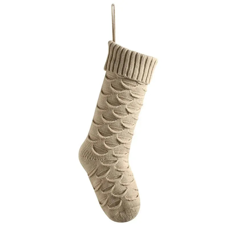 Christmas Gift Bag Decorative Socks Knitted Hanging Decoration - Bellarte Enchanté Christmas Gift Bag Decorative Socks Knitted Hanging Decoration