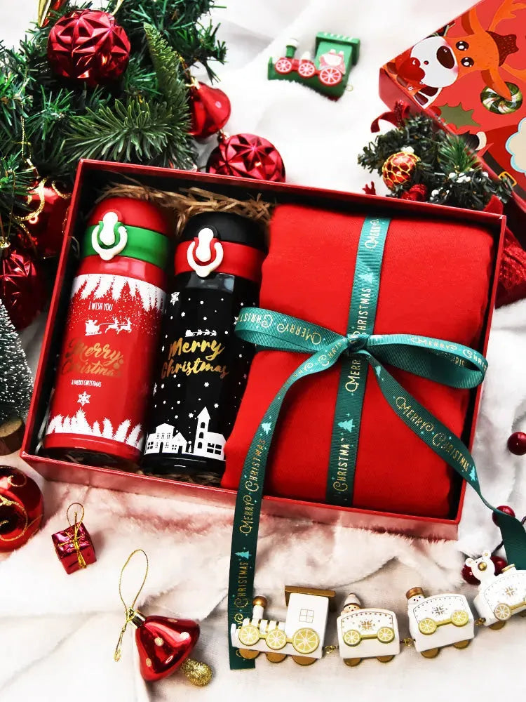 Christmas Gift Female Thermos Cup Gift Box Set - Bellarte Enchanté Christmas Gift Female Thermos Cup Gift Box Set