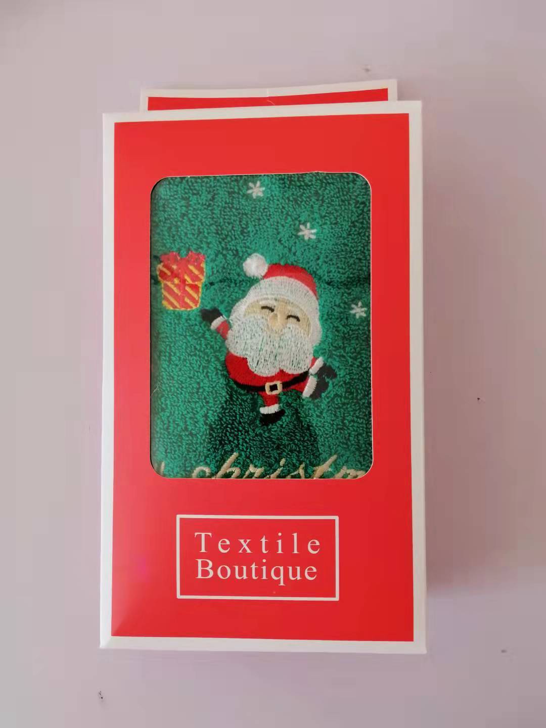Christmas Gift Towel Cotton Face Towel Santa Claus - Bellarte Enchanté Christmas Gift Towel Cotton Face Towel Santa Claus