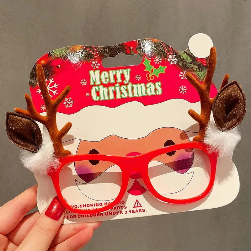 Christmas Glasses Frame Female Elk Dress Up Gift Party Glasses - Bellarte Enchanté Christmas Glasses Frame Female Elk Dress Up Gift Party Glasses