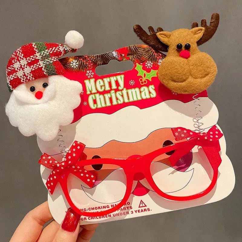 Christmas Glasses Frame Female Elk Dress Up Gift Party Glasses - Bellarte Enchanté Christmas Glasses Frame Female Elk Dress Up Gift Party Glasses