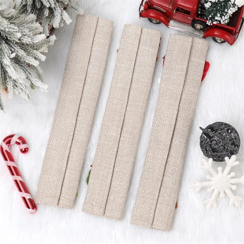 Christmas Home Decoration Supplies Santa Claus Snowman Elk Linen Refrigerator Handle Cover - Bellarte Enchanté Christmas Home Decoration Supplies Santa Claus Snowman Elk Linen Refrigerator Handle Cover