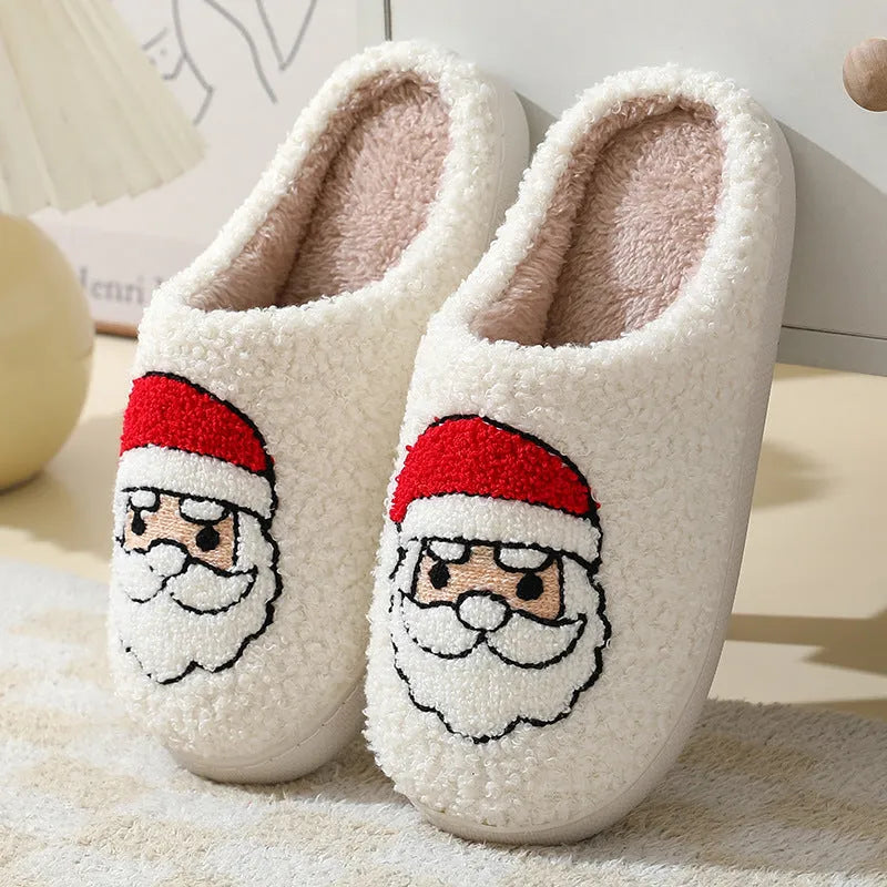 Christmas Home Slippers Cute Santa Claus - Bellarte Enchanté Christmas Home Slippers Cute Santa Claus
