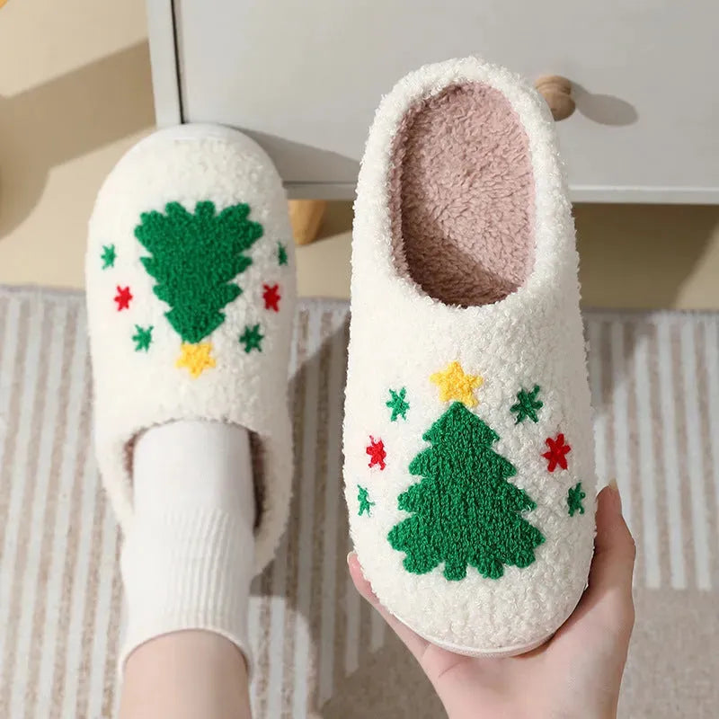 Christmas Home Slippers Cute Santa Claus - Bellarte Enchanté Christmas Home Slippers Cute Santa Claus