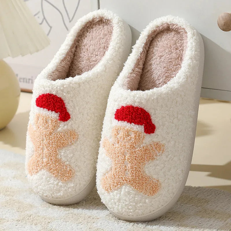 Christmas Home Slippers Cute Santa Claus - Bellarte Enchanté Christmas Home Slippers Cute Santa Claus