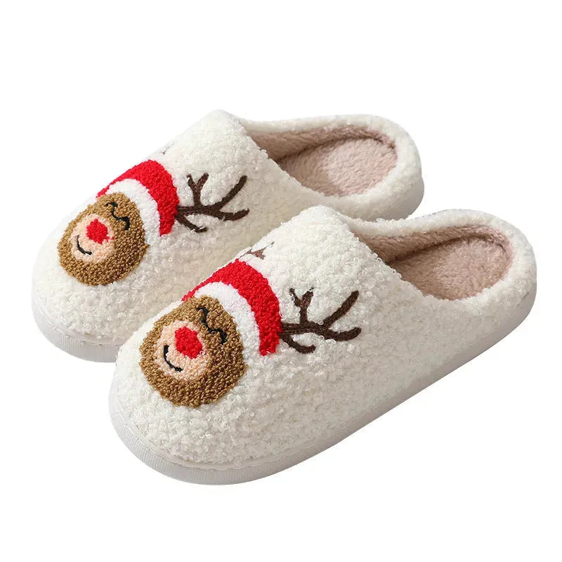 Christmas Home Slippers Cute Santa Claus - Bellarte Enchanté Christmas Home Slippers Cute Santa Claus