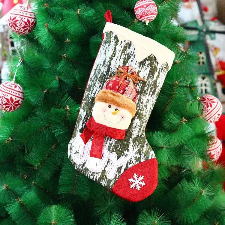 Christmas Knitted Fabric Doll Gift Bag - Bellarte Enchanté Christmas Knitted Fabric Doll Gift Bag