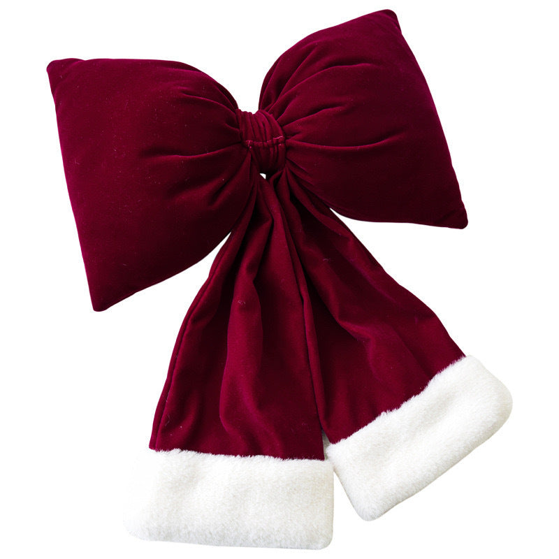 Christmas Large Lint Bowknot Three-dimensional Decorations - Bellarte Enchanté Christmas Large Lint Bowknot Three-dimensional Decorations