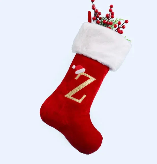 Christmas Letter Christmas Stockings Decorative Pendant - Bellarte Enchanté Christmas Letter Christmas Stockings Decorative Pendant