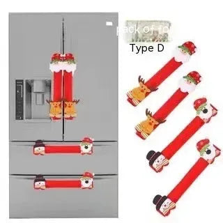 Christmas Refrigerator Handle Protective Cover - Bellarte Enchanté Christmas Refrigerator Handle Protective Cover