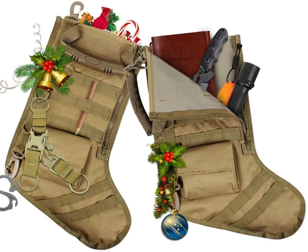 Christmas stocking bag military storage bag - Bellarte Enchanté Christmas stocking bag military storage bag