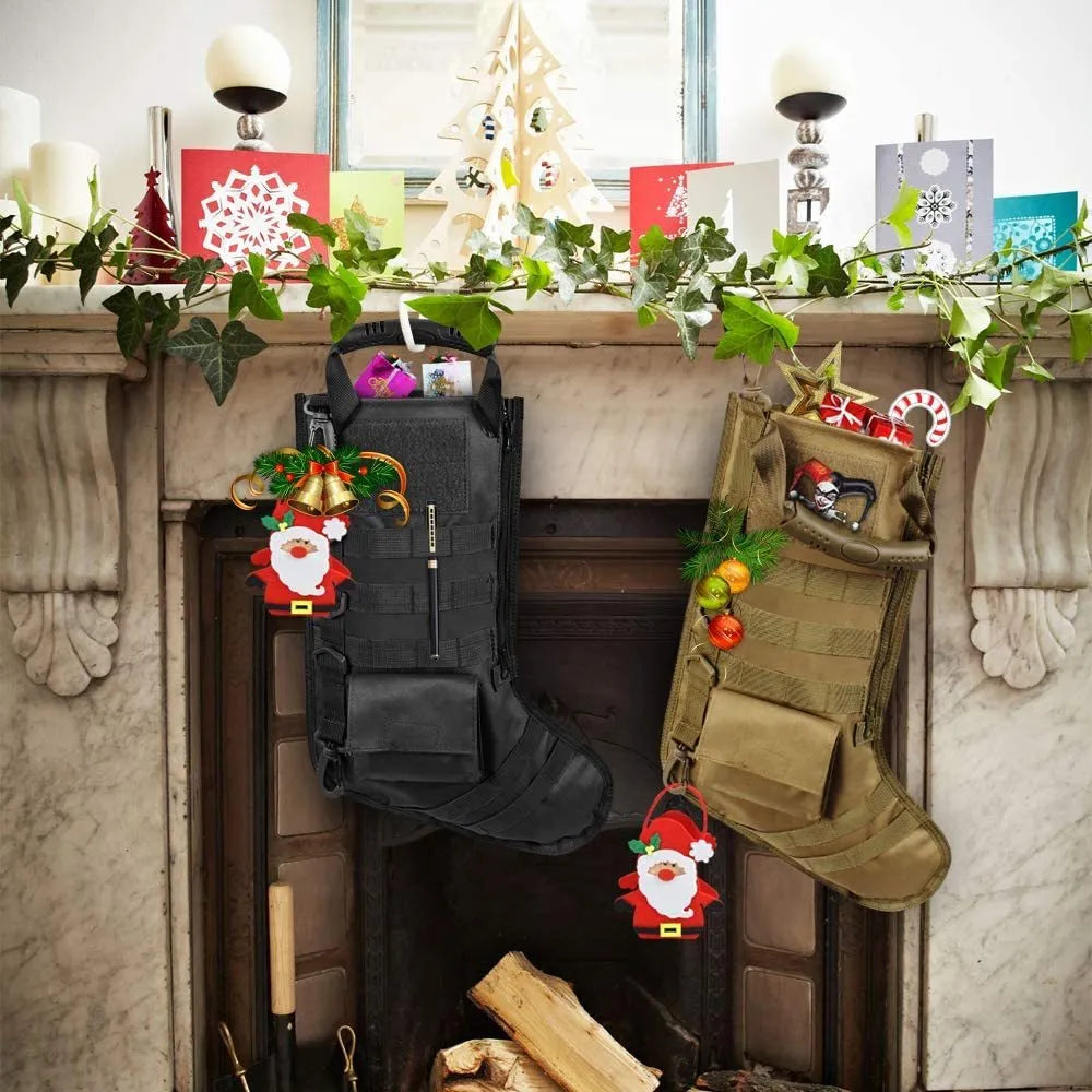 Christmas stocking bag military storage bag - Bellarte Enchanté Christmas stocking bag military storage bag