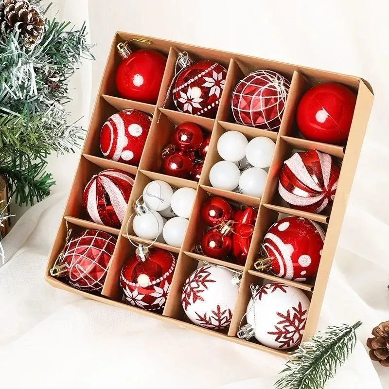 Christmas Tree Decorations Pendant Color Glossy Christmas Ball - Bellarte Enchanté Christmas Tree Decorations Pendant Color Glossy Christmas Ball