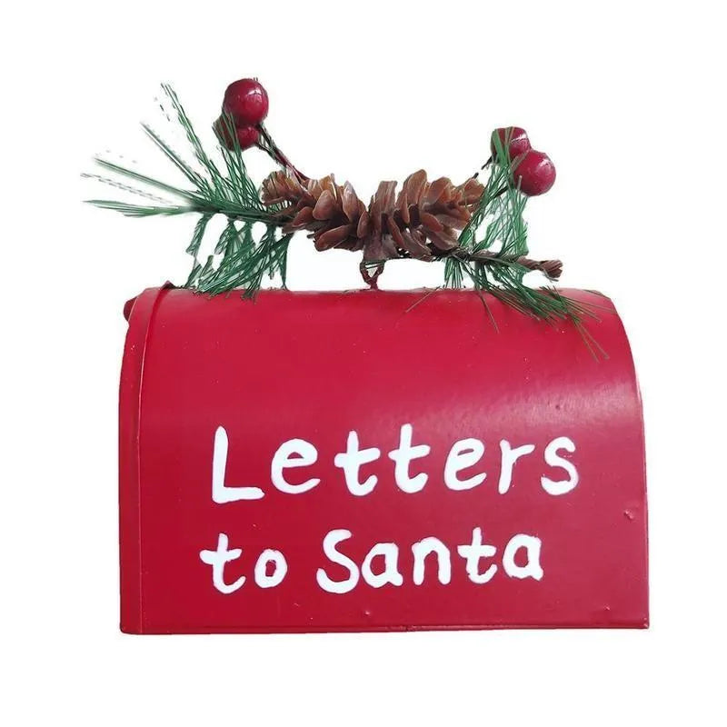 Christmas Wrought Iron Mailbox Decoration Christmas Tree Pendant - Bellarte Enchanté Christmas Wrought Iron Mailbox Decoration Christmas Tree Pendant