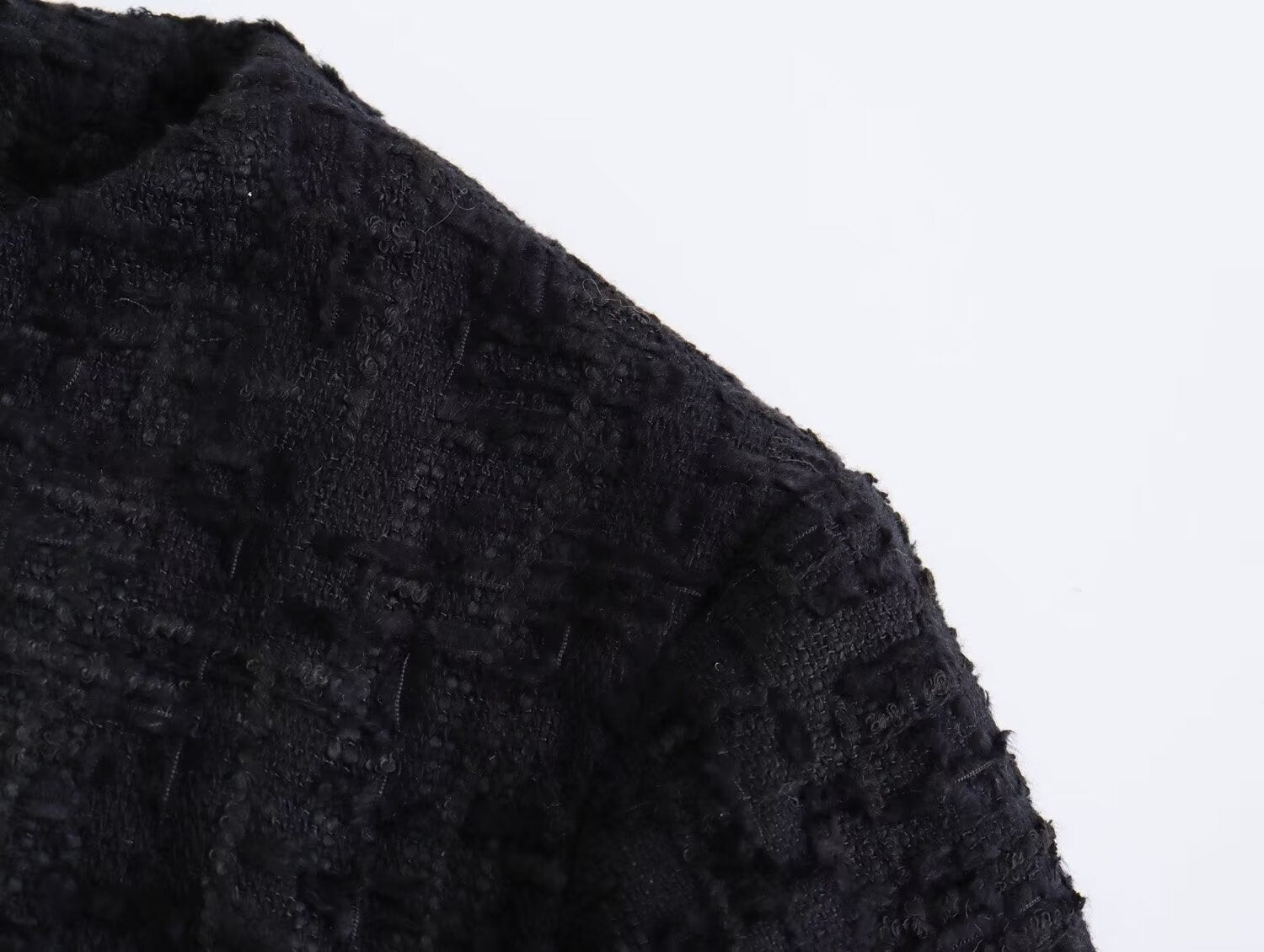 Classic Style Texture Short Bomber Jacket Coat - Bellarte Enchanté Classic Style Texture Short Bomber Jacket Coat