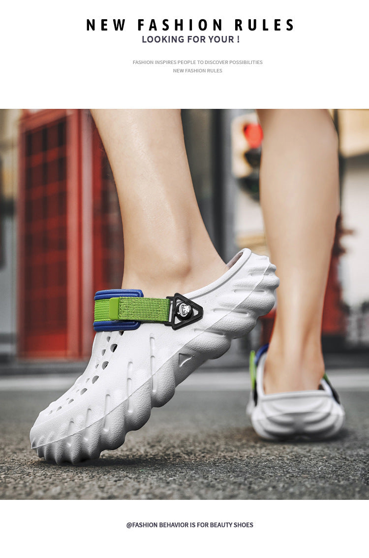 Closed Toe Hollow-out Plus Size Sandals - Bellarte Enchanté Closed Toe Hollow-out Plus Size Sandals