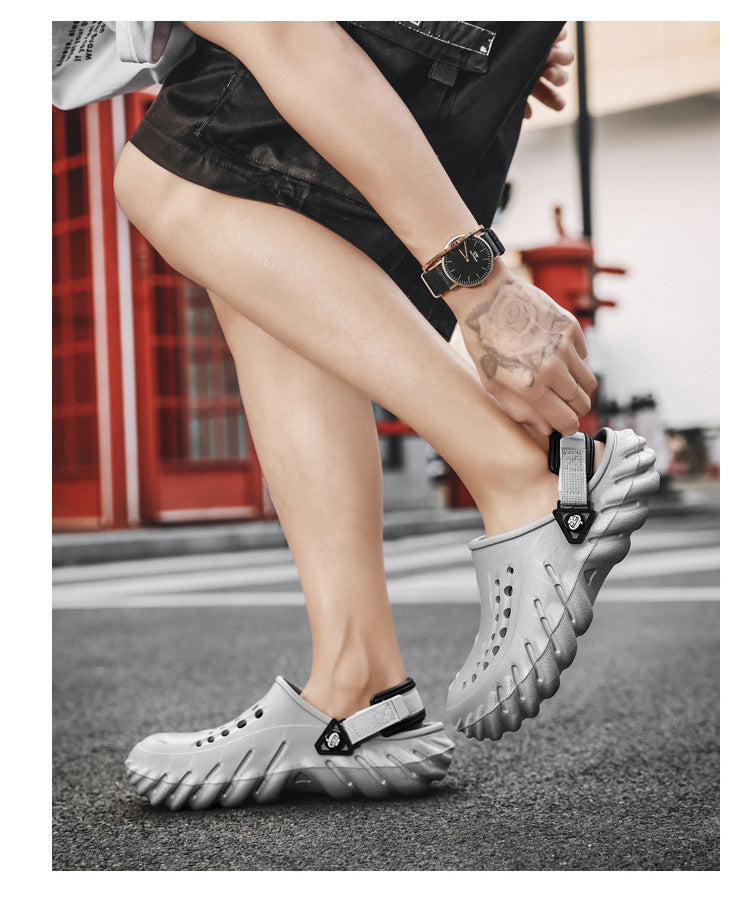 Closed Toe Hollow-out Plus Size Sandals - Bellarte Enchanté Closed Toe Hollow-out Plus Size Sandals