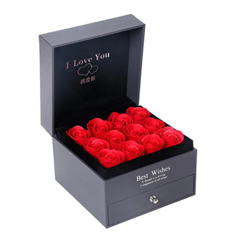 Coffret Cadeau Collier Rose, Cadeau Parfait Pour La Saint-Valentin - Bellarte Enchanté Coffret Cadeau Collier Rose, Cadeau Parfait Pour La Saint-Valentin