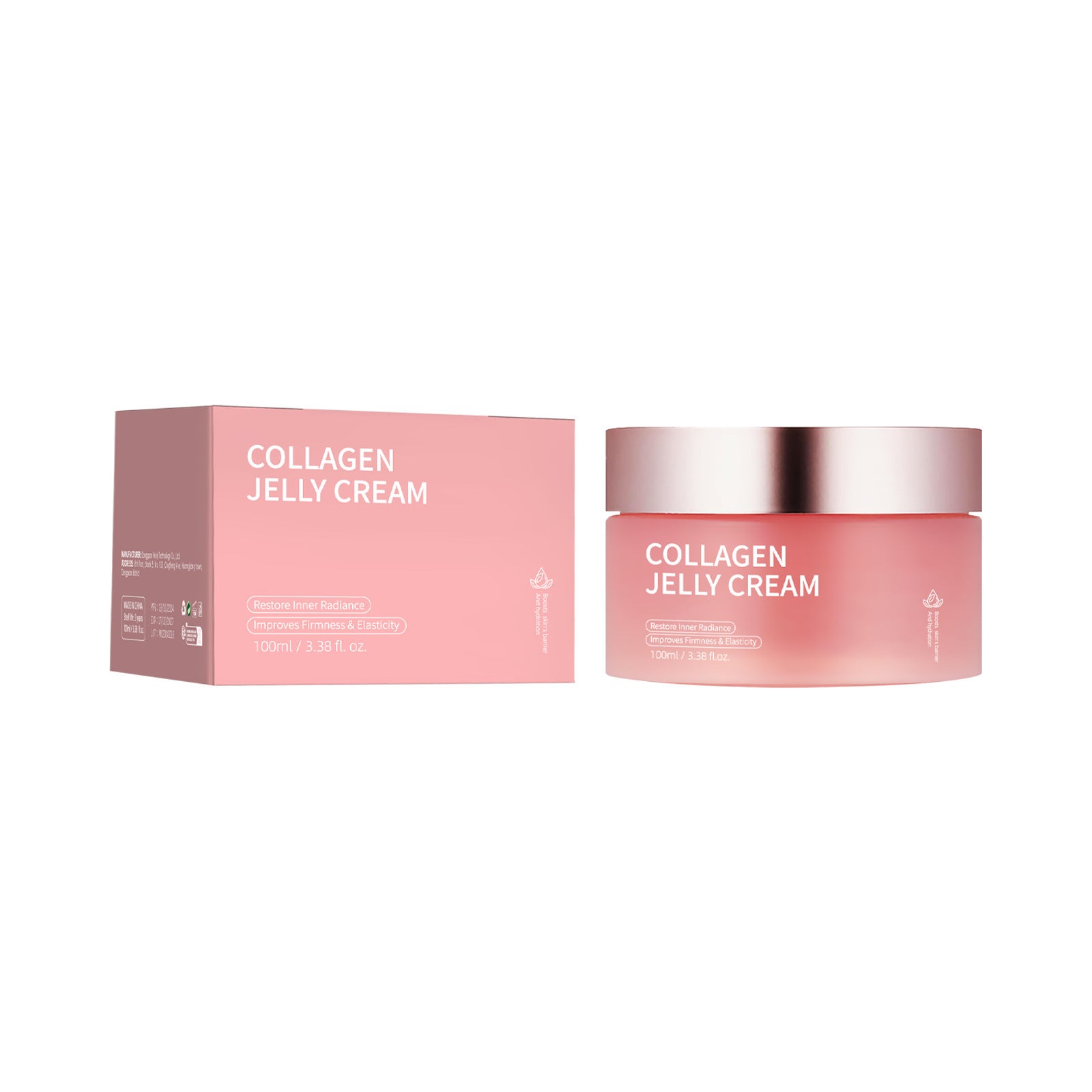Collagen Jelly Face Cream Nicotinamide Gel Moisturizing And Brightening Facial Mask Anti-aging Shrinks Pores Jelly Cream Essence - Bellarte Enchanté Collagen Jelly Face Cream Nicotinamide Gel Moisturizing And Brightening Facial Mask Anti-aging Shrinks Pores Jelly Cream Essence