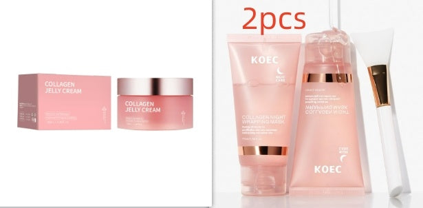 Collagen Jelly Face Cream Nicotinamide Gel Moisturizing And Brightening Facial Mask Anti-aging Shrinks Pores Jelly Cream Essence - Bellarte Enchanté Collagen Jelly Face Cream Nicotinamide Gel Moisturizing And Brightening Facial Mask Anti-aging Shrinks Pores Jelly Cream Essence