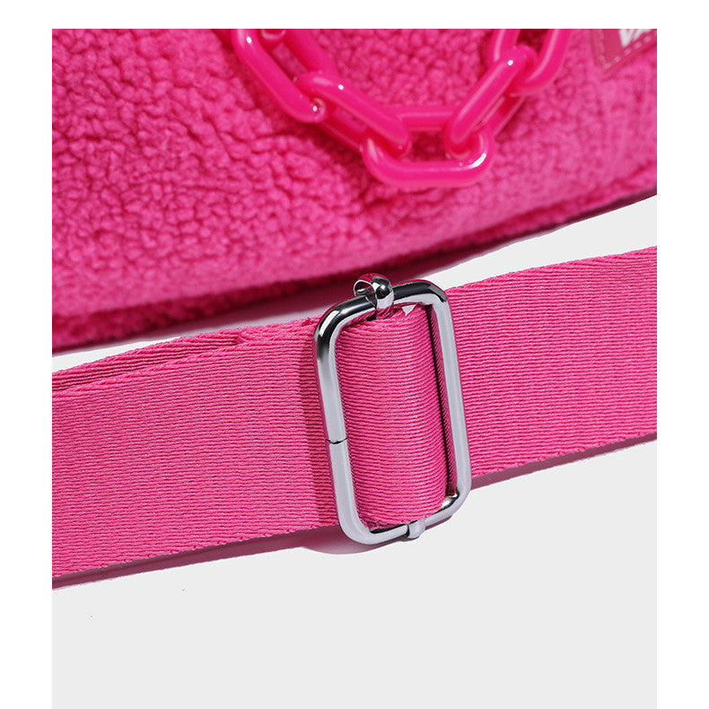 Color Contrast Chain One Shoulder Underarm Bag - Bellarte Enchanté Color Contrast Chain One Shoulder Underarm Bag