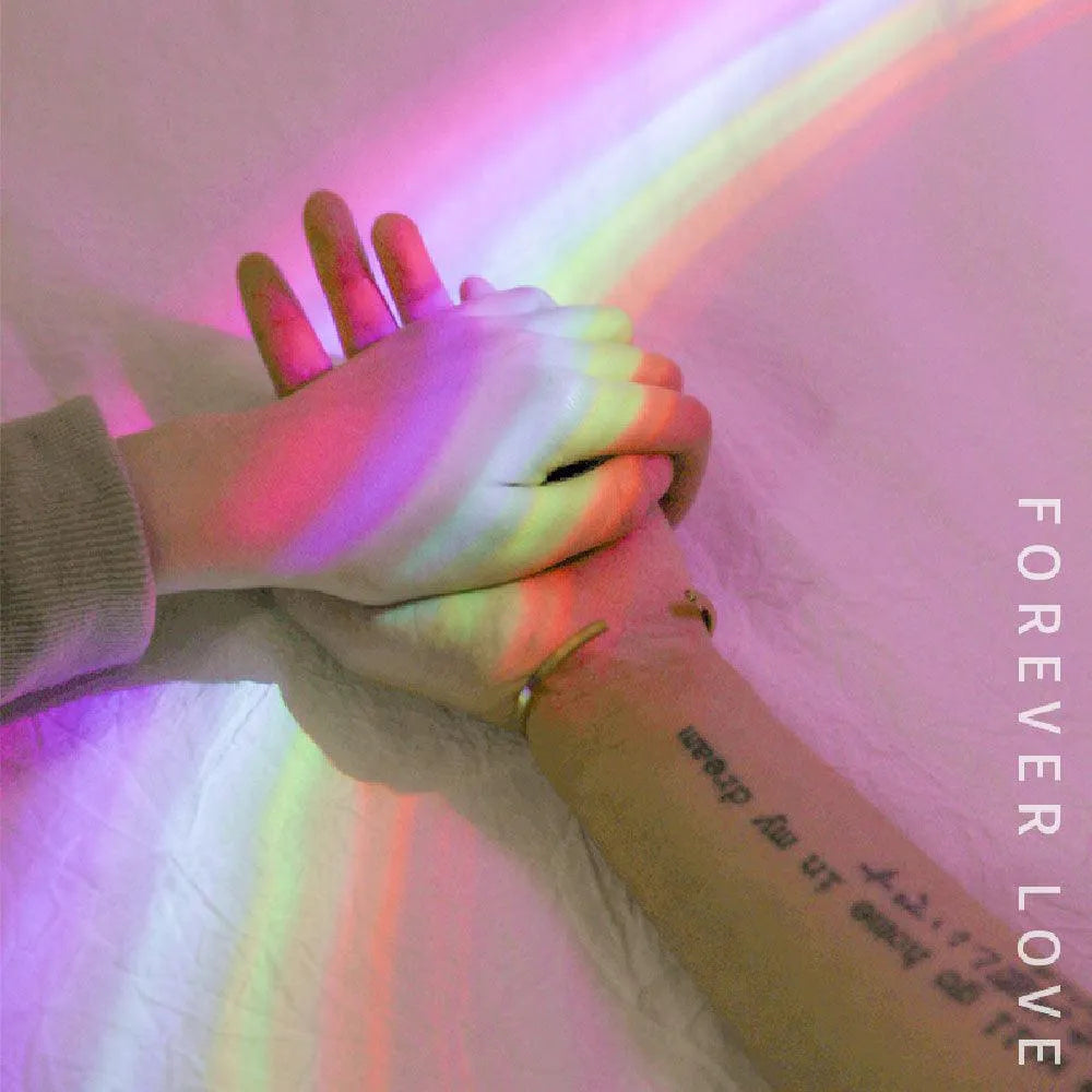 Colorful Rainbow Projection Lamp LED Night Light Shell Light Novelty Rechargeable Night Light for Children Kids Gift Light - Bellarte Enchanté Colorful Rainbow Projection Lamp LED Night Light Shell Light Novelty Rechargeable Night Light for Children Kids Gift Light