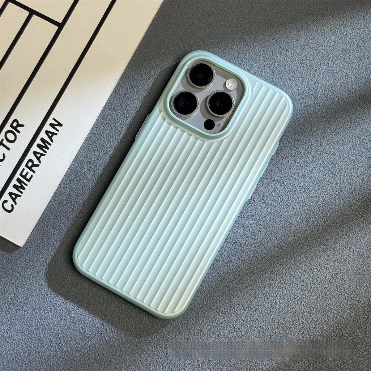 Corrugated Matte Electroplating Mobile Phone Shell Frosted Hard Shell - Bellarte Enchanté Corrugated Matte Electroplating Mobile Phone Shell Frosted Hard Shell