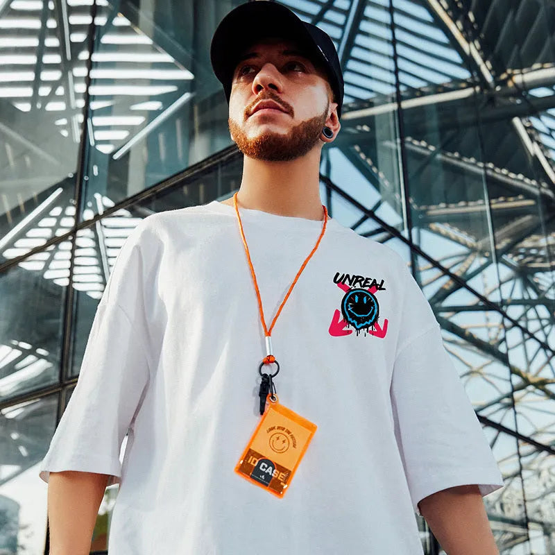 Cotton New Man's T-Shirt Harajuku Summer - Bellarte Enchanté Cotton New Man's T-Shirt Harajuku Summer