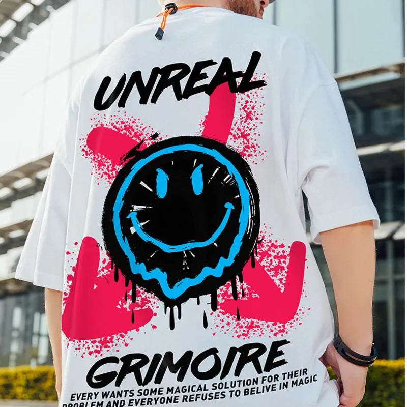 Cotton New Man's T-Shirt Harajuku Summer - Bellarte Enchanté Cotton New Man's T-Shirt Harajuku Summer