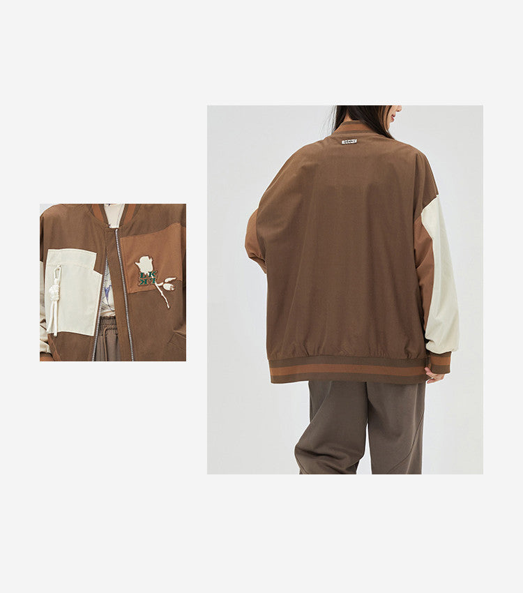 Couples' National Trendy Jackets With Contrast Color Stitching - Bellarte Enchanté Couples' National Trendy Jackets With Contrast Color Stitching