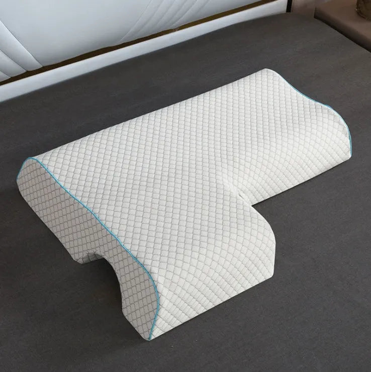 Couples Pillow Arched Cuddle Pillow With Slow Rebound Memory Foam For Arm Rest Hand Pillow - Bellarte Enchanté Couples Pillow Arched Cuddle Pillow With Slow Rebound Memory Foam For Arm Rest Hand Pillow