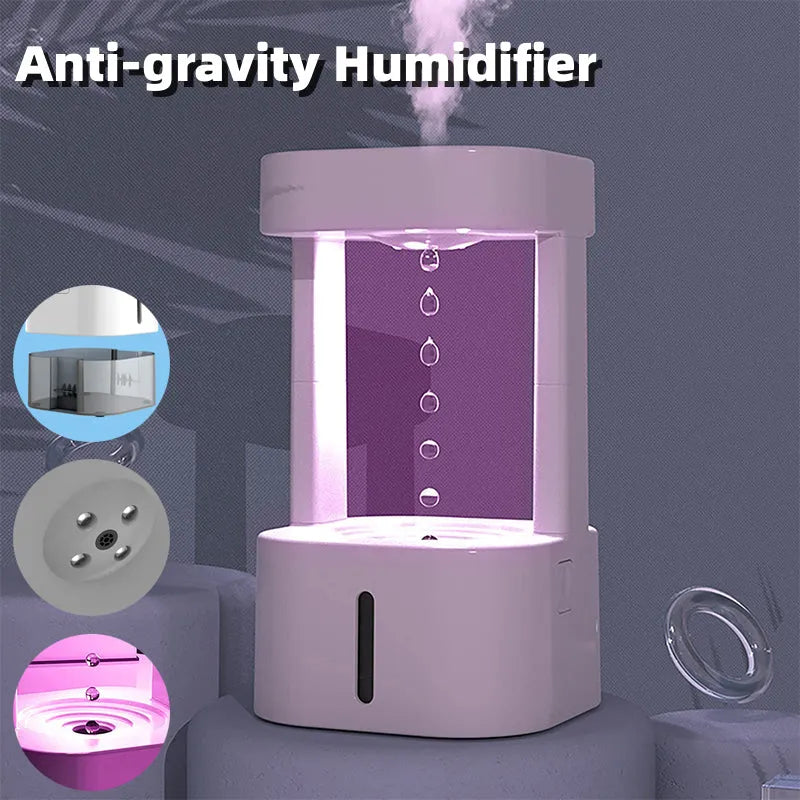 Creative Anti-gravity Water Drop Humidifier Air Conditioning - Bellarte Enchanté Creative Anti-gravity Water Drop Humidifier Air Conditioning