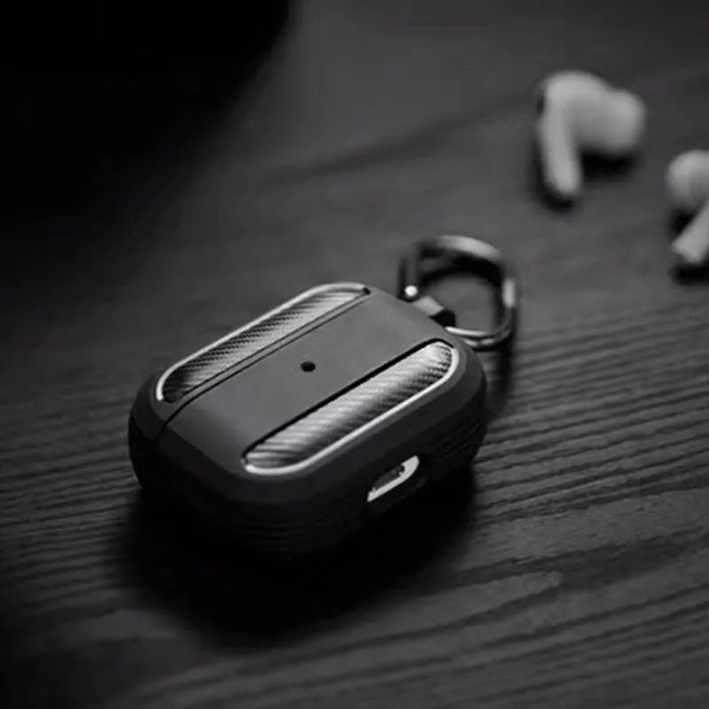 Creative Carbon Fiber Patterned Headphone Protective Case - Bellarte Enchanté Creative Carbon Fiber Patterned Headphone Protective Case