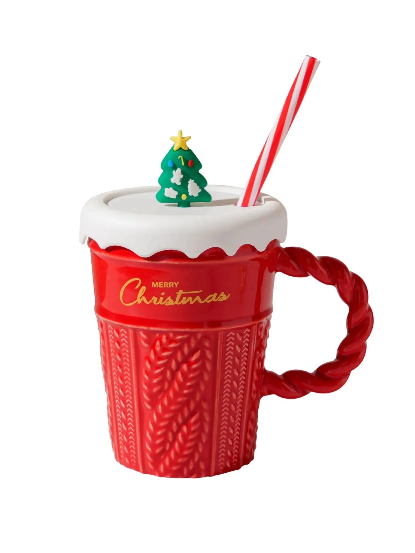 Creative Christmas Tree Ceramic Water Cup - Bellarte Enchanté Creative Christmas Tree Ceramic Water Cup